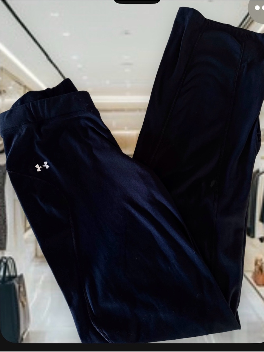 Under Armour Women’s coldgear Black Performance Leggings Sz Medium